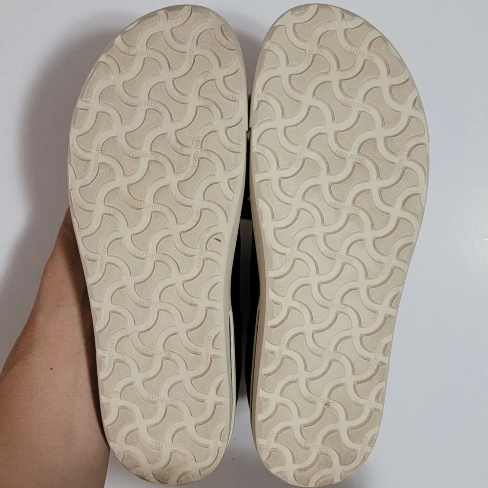 Birkenstock Black and Cream Ankle Boots - Picture 6 of 9